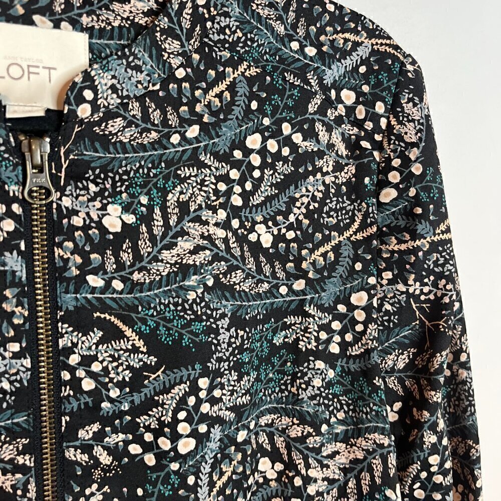 Loft floral patterned lightweight jacket - image 2